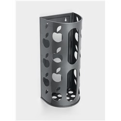 Корзина для пакетов Darel plastic «Яблоко», пластик, 16×13.5×37.5 см, МИКС