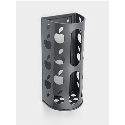 Корзина для пакетов Darel plastic «Яблоко», пластик, 16×13.5×37.5 см, МИКС