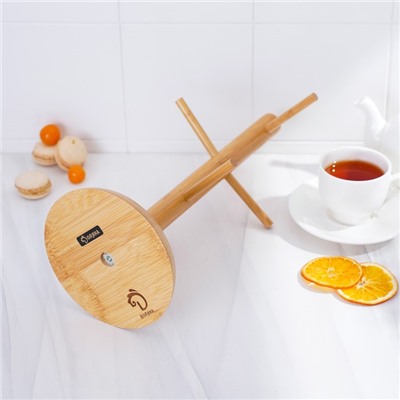 Подставка для кружек BellaTenero Bamboo, 14.5×32 см, бамбук