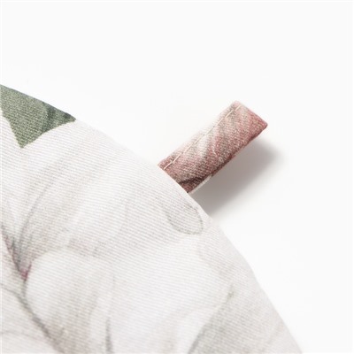 Грелка на чайник Этель «Пионы» 28×28 см, 100% хлопок., 190 г/м²