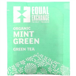 Equal Exchange, Organic Mint Green, Green Tea, 20 Tea Bags, 1.41 oz (40 g)