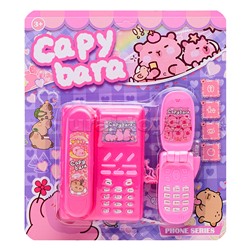 Телефон "Дружные капибары" на листе