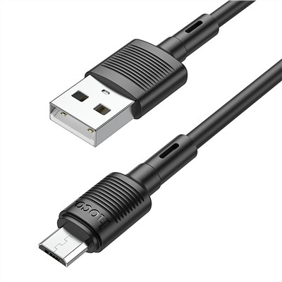 Кабель USB - micro USB Hoco X83 12W 100см 2,4A  (black)