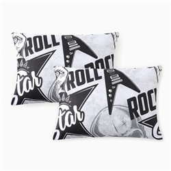 Комплект наволочек «Этель» Rock star, 50×70 см, 2 шт., бязь, хлопок 100%