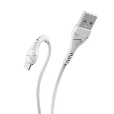Кабель USB - micro USB Hoco X37 Cool power 12W 100см 2,4A  (white)