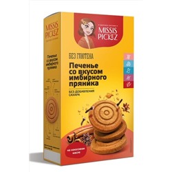 Печенье песочное Имбирный пряник Missis Pickez 100г ЭКОПРОДУКТЫ, 1185122