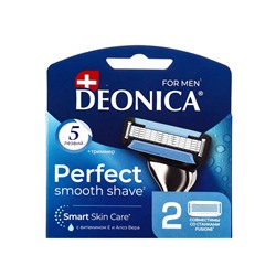 Сменные кассеты DEONICA 5 FOR MEN, 5 лезвий, 2 шт.