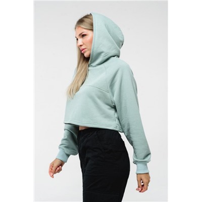 Свитшот 2 оверсайз короткий (Ментол)