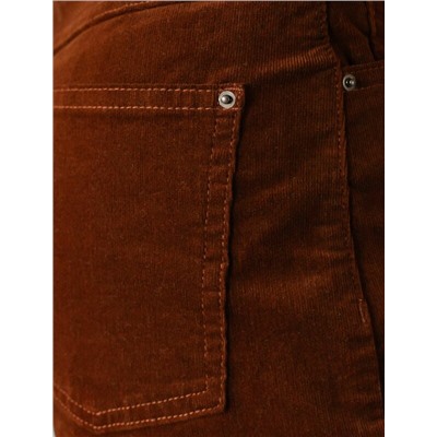 Брюки из эластичного микро-вельвета