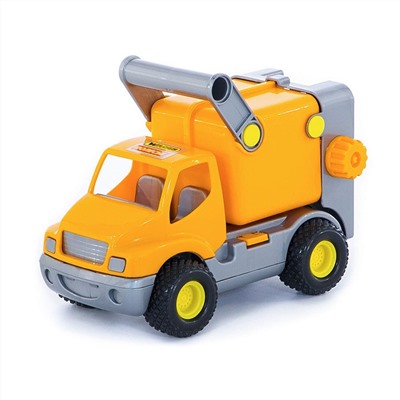 320848 Wader "КонсТрак", автомобиль коммунальный (оранжевый) (в коробке)