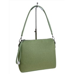 Женская сумка из искусственной кожи, цвет зеленый