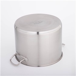 Кастрюля Катунь «Общепит», 13 л, d=28 см, h=21 см, капсульное дно, индукция, нержавеющая сталь