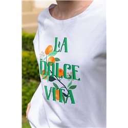 Комплект жен: футболка, брюки Mia Cara SS23WJ386 La Dolce vita