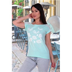 Футболка Джевел (Ментол)