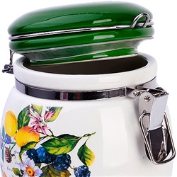 60145 Банка для сыпучих 700мл Лесные ягоды с лимонами дол/жел LR (х36)