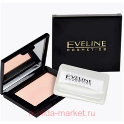 Eveline Пудра Компактная Beauty Line тон 10 Cream бежевый (Срок до 03.22)