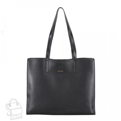 Сумка женская кожаная 95211PE black Polina&Eiterou
