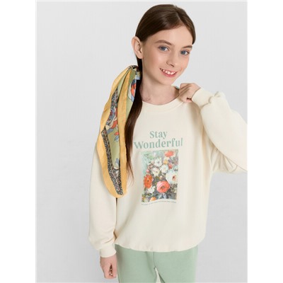 СВИТШОТ ДЛЯ ДЕВОЧЕК 127958