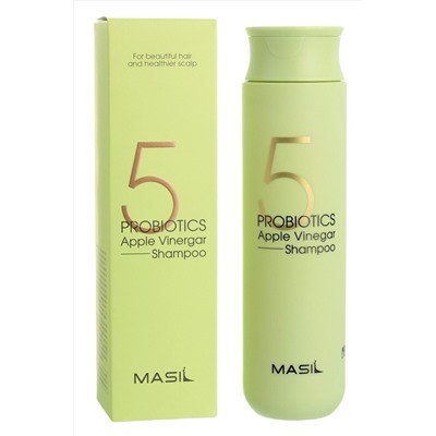Masil Шампунь для волос от перхоти с яблочным уксусом / 5 Probiotics Apple Vinegar Shampoo, 300 мл KRISTALLER, 1108462