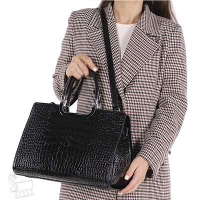 Сумка женская кожаная  8825VG black Vitelli Grassi