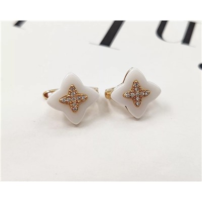 Серьги с керамикой