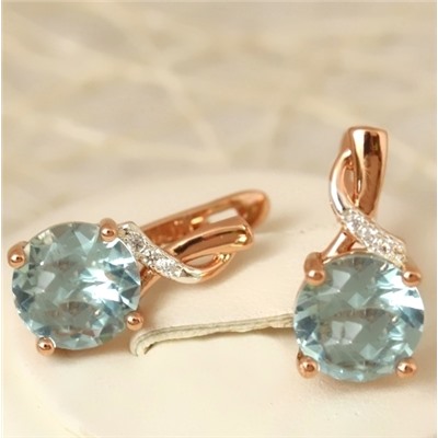 Серьги позолота H01-14414