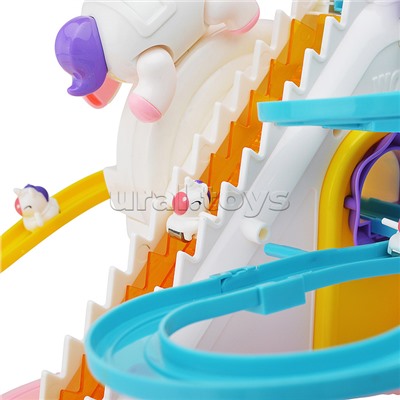 Игровой набор-трек "Единорог, горка" в коробке