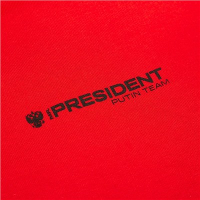 Бомбер President, размер М, цвет красный