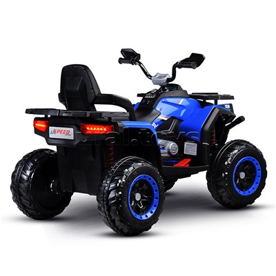 Электромобиль детский "Квадроцикл" (цвет черно-синий)