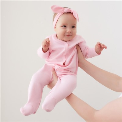 Комбинезон детский MINAKU, цвет розовый, рост 68-74 см