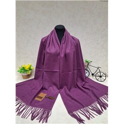 Тёплый палантин, цвет фиолетовый