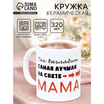 Кружка керамическая «Самая лучшая на свете мама», 320 мл