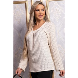 Блуза Маллуя (бежевая) Б14847-4М