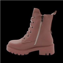 Ботинки на меху 14-10F розовые