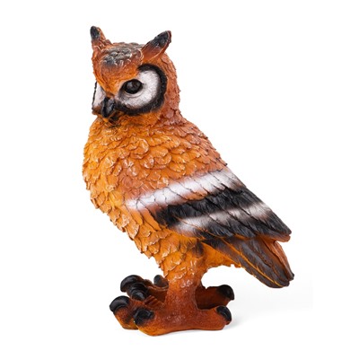 Садовая фигура из полистоуна «Филин», 22×28×42 см