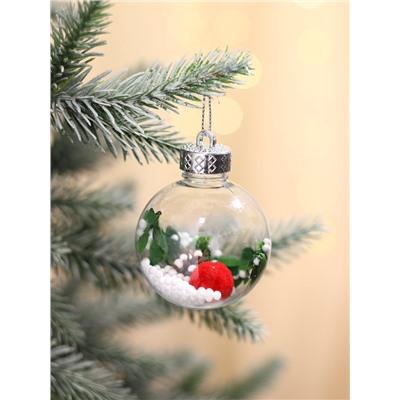 Ёлочные игрушки «Левин», шары новогодние, d=6 см, набор 6 шт.