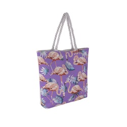 Сумка пляжная на молнии 43х45х8 см / JN001 /уп 1/