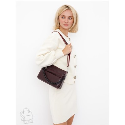 Сумка женская кожаная 3011NN wine red Natale Navetta  в Новосибирске