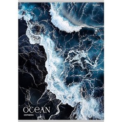 Тетрадь А4  48л клетка "СИНИЙ ОКЕАН - 1" 48-8738 Проф-Пресс