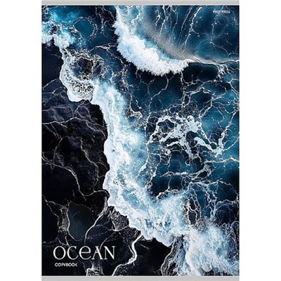 Тетрадь А4  48л клетка "СИНИЙ ОКЕАН - 1" 48-8738 Проф-Пресс