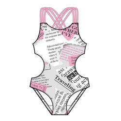 Купальник трикотажный для девочек