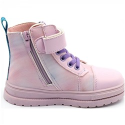 5708-09 сирень Ботинки деми для девочек (27-32)/8