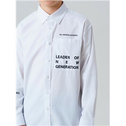 Рубашка текстильная для мальчиков (oversize fit)