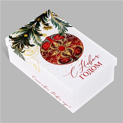 Набор подарочных коробок 6 в 1 «С новым годом», 20×12.5×7.5 – 32.5×20×12.5 см