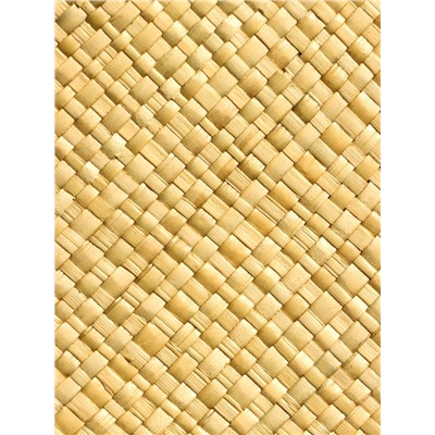 Сумка плетёная на молнии из пандана, 41×16×50 см, светло-коричневая