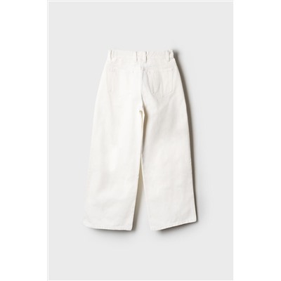 Брюки текстильные джинсовые для девочек PLAYTODAY, 1243850