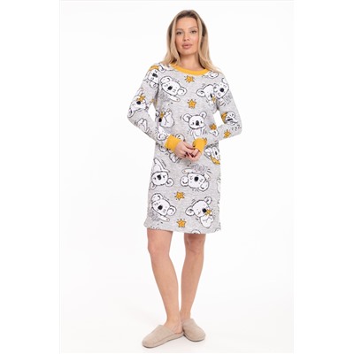 Сорочка с длинным рукавом начес М325413сж