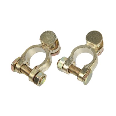 Клемма на аккумулятор, универсальная, набор 2 шт., К-003