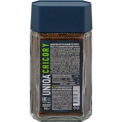 UNIQA CHICORY. Цикорий Кристалл 95 гр. стекл.банка