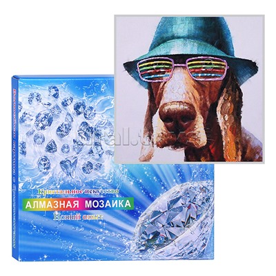 Мозаика "Модный пес" 30*30 см
